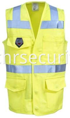 Men's Hi Vis Yellow TruGuard 250 FR Safety Vest